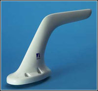 VHF Blade Antenna with 4-hole Mount. Frequency range of 118-153 MHz